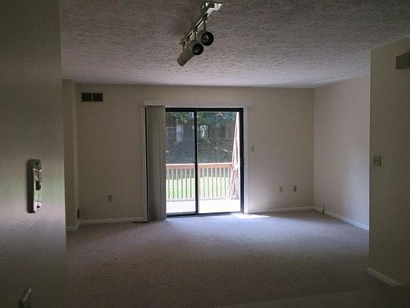 Living Room with sliding door to rear deck
