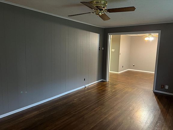 Front room with hardwood floors.
