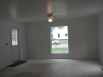 Dining area with separate entrance to large deck.