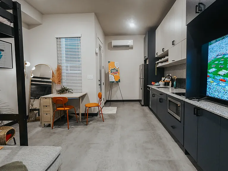 Kitchen and Living Room