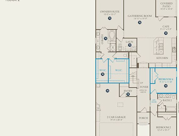 Farwell Floor Plan, Quick Move-In Home, Floor 1