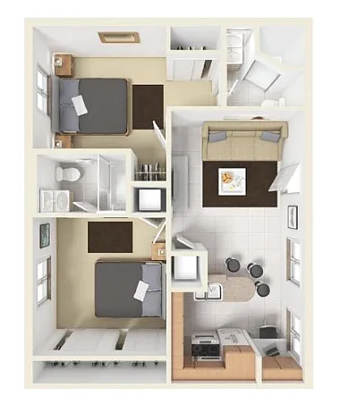 Floor plan 2X2