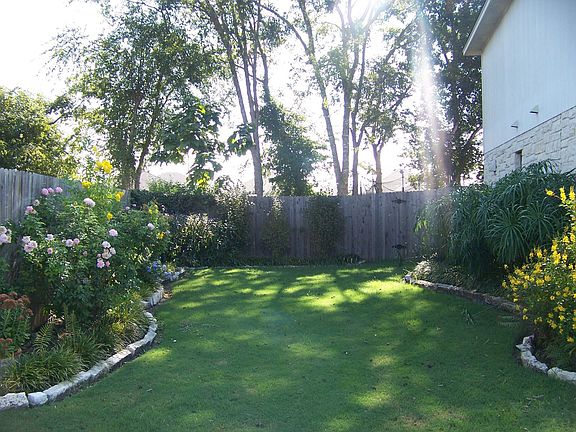 Left side gardens