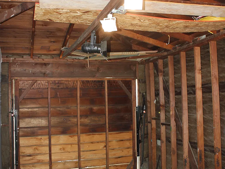 Rafter storage potential here