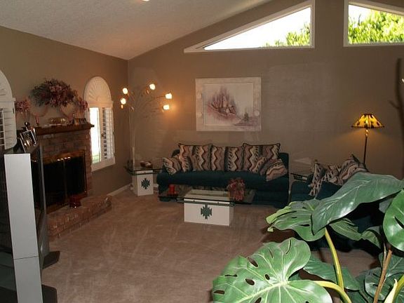 Formal area with fireplace