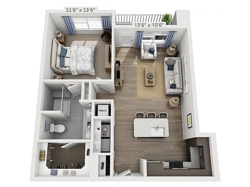Floor plan Clapton