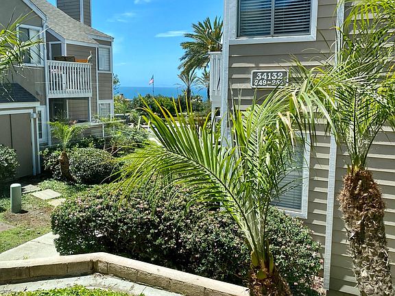 Ocean view and flag at strands vista park from the queen bedroom. (no zoom)