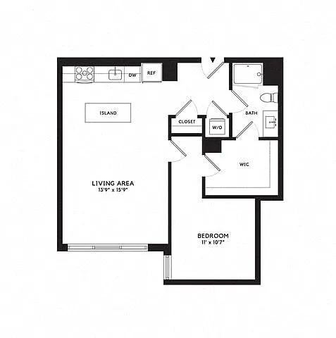 Floor plan 1S