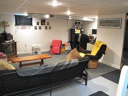 basement family room