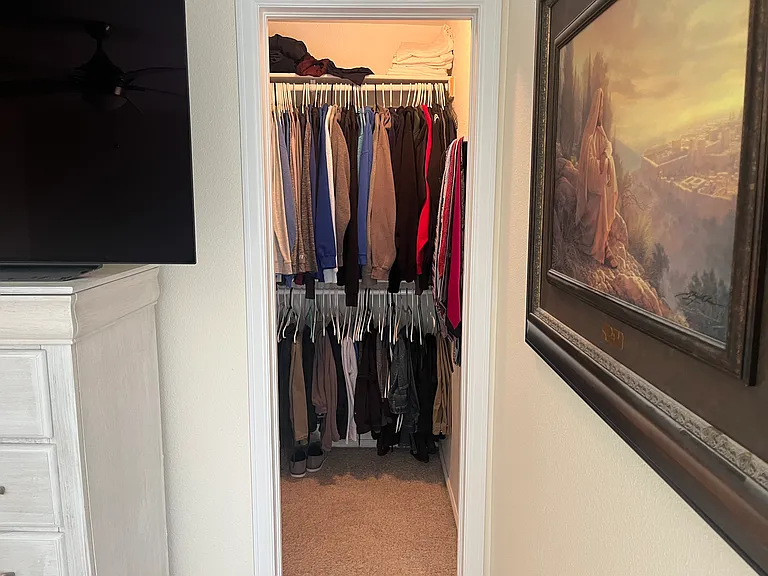 Walk-in closet in owner's suite