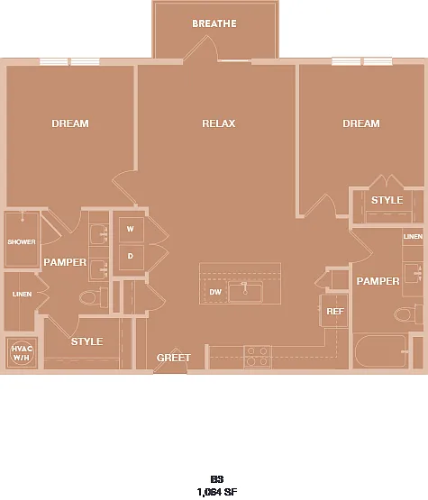 Floor plan B3