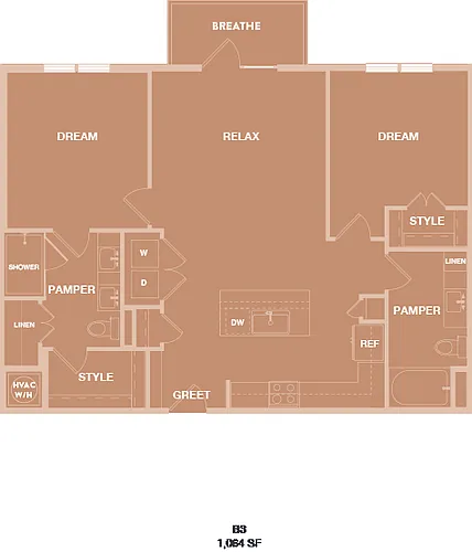 Floor plan B3