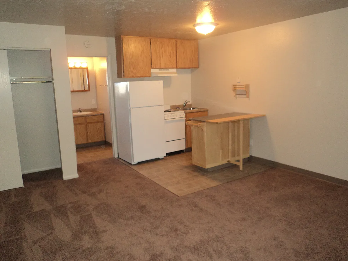 Representative unit, all units have the same floor plan, just some variation in appliances. Call today to see in person. - 430 S 5th St E