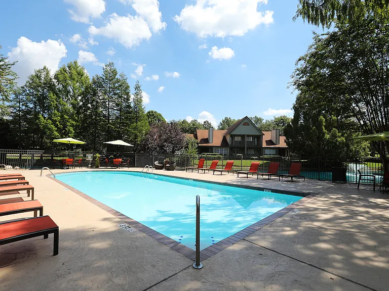 Swimming Pool at Woods of Post House Apartments in Jackson, TN