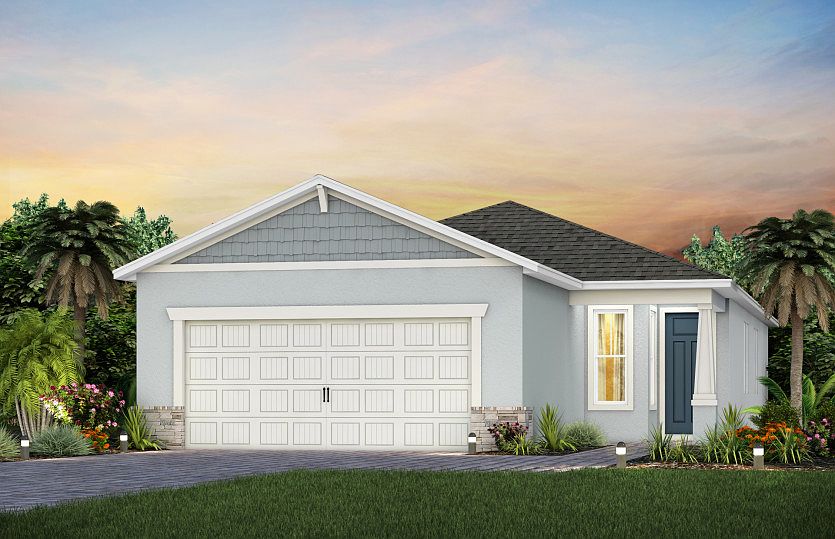 Exterior C1 with stone