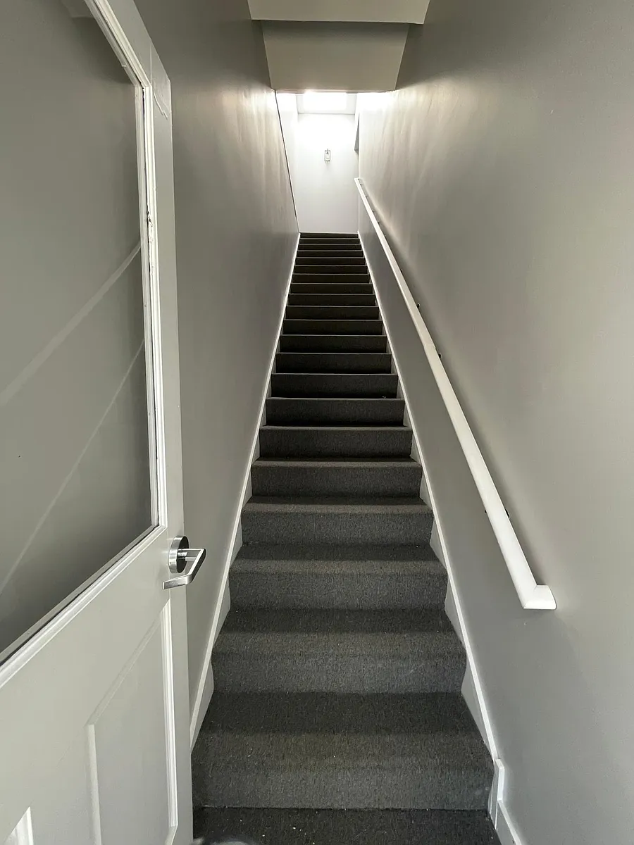 Stairway to apartments - 4025 N Elston Ave