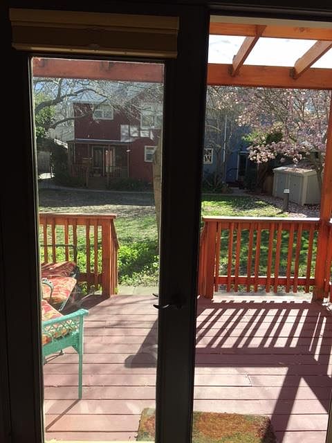 View out the back door