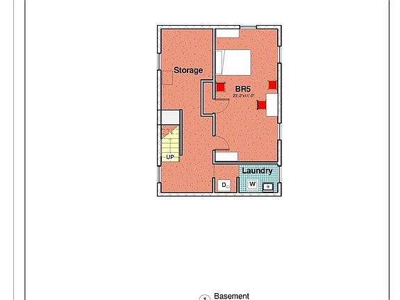 538 Walnut Finished Basement Floor Plan