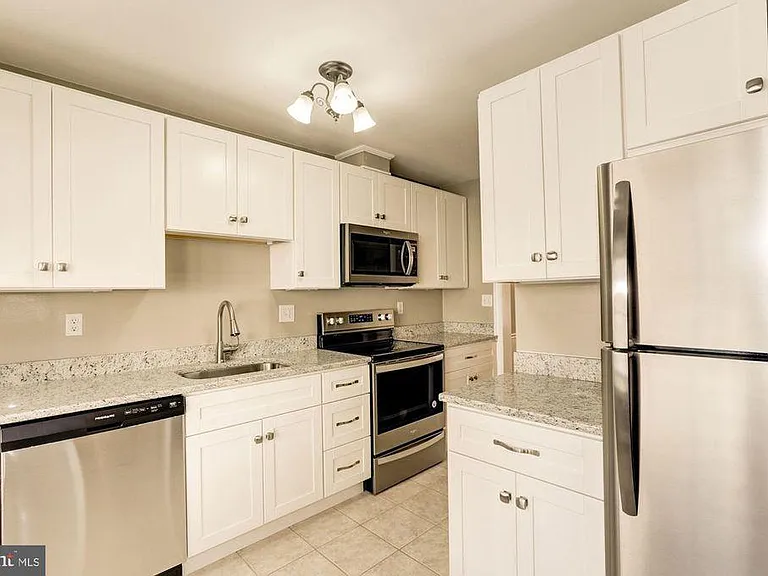 Kitchen with stainless appliances