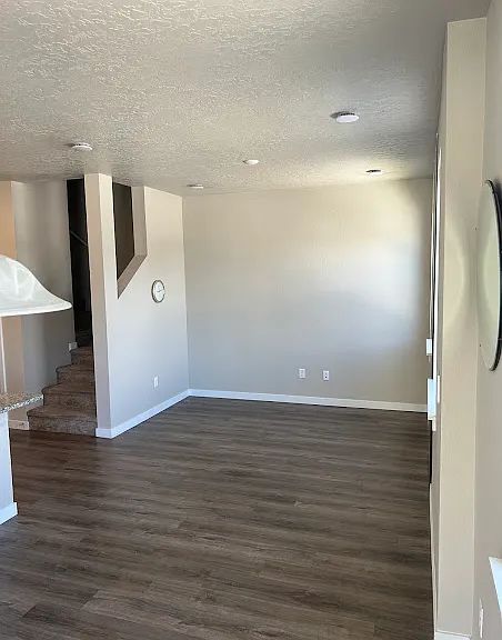 Living room and stairway