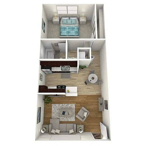 Floor plan 1 Bedroom