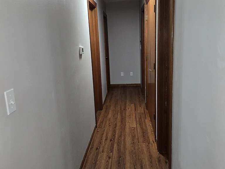 Hall to 3 beds and 2 baths