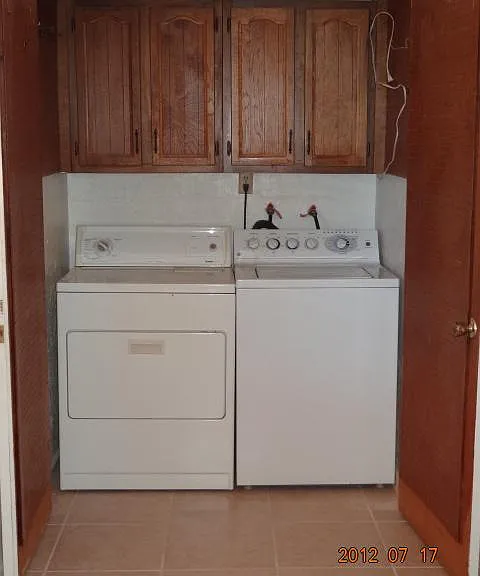 Washer and dryer included