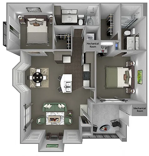 Floor plan B4 (Manzanita)