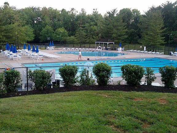 Neighborhood swimming pool.