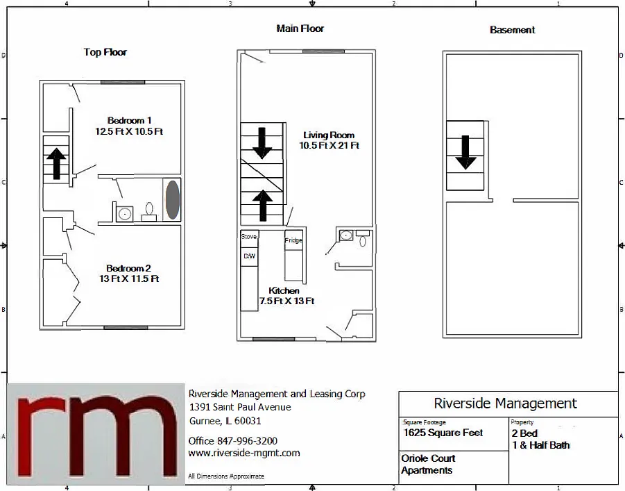 2 bed, 1.5 bath, 1625 sqft, $1,685 — Photo 2