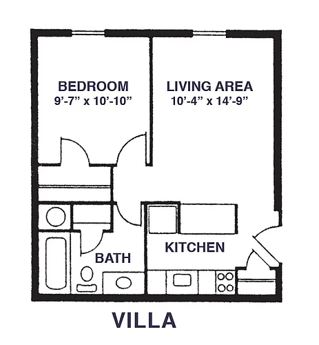 Floor plan Villa