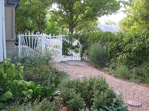 Fully xeriscaped backyard