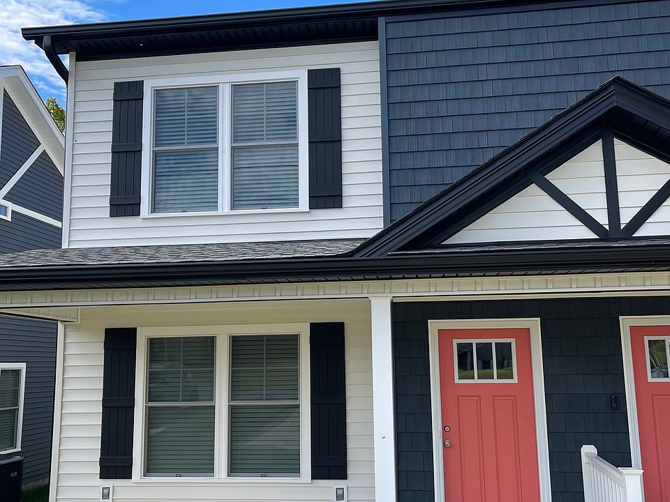 Large lighted front porch, covered entry