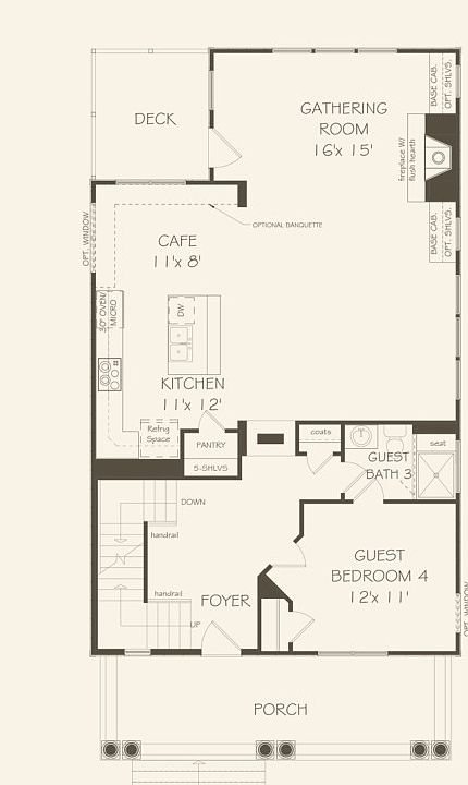 First Floor 4 br / 4 ba