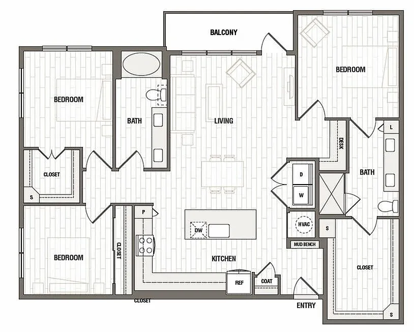 Floor plan C1