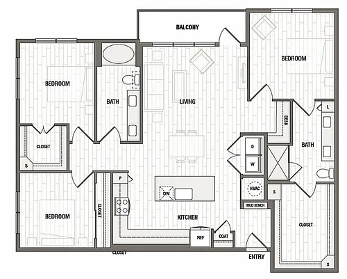 Floor plan C1