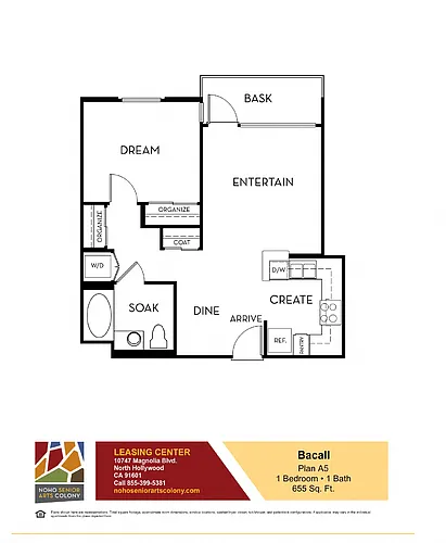Floor plan Bacall