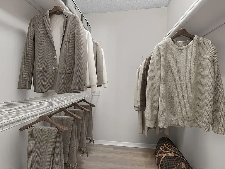 Spacious Walk-In Closets