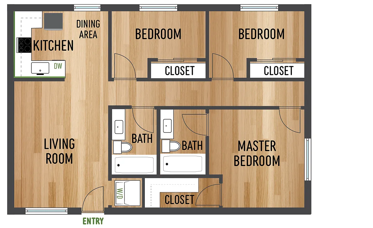 Floor plan D1