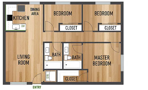 Floor plan D1