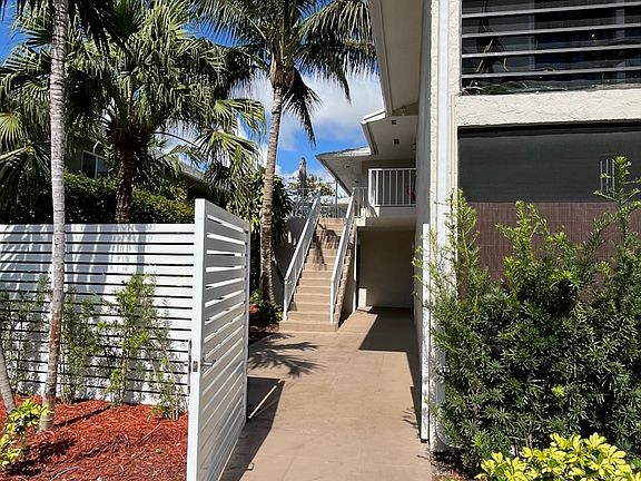 Entering from parking area.