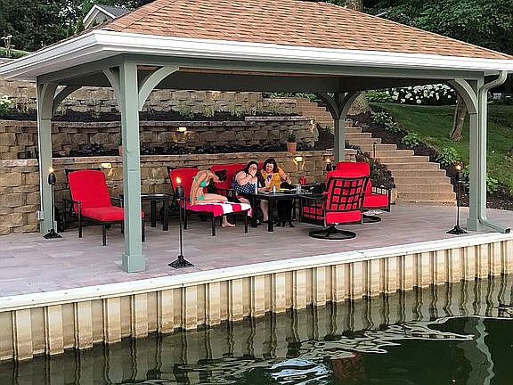 Lake pavilion