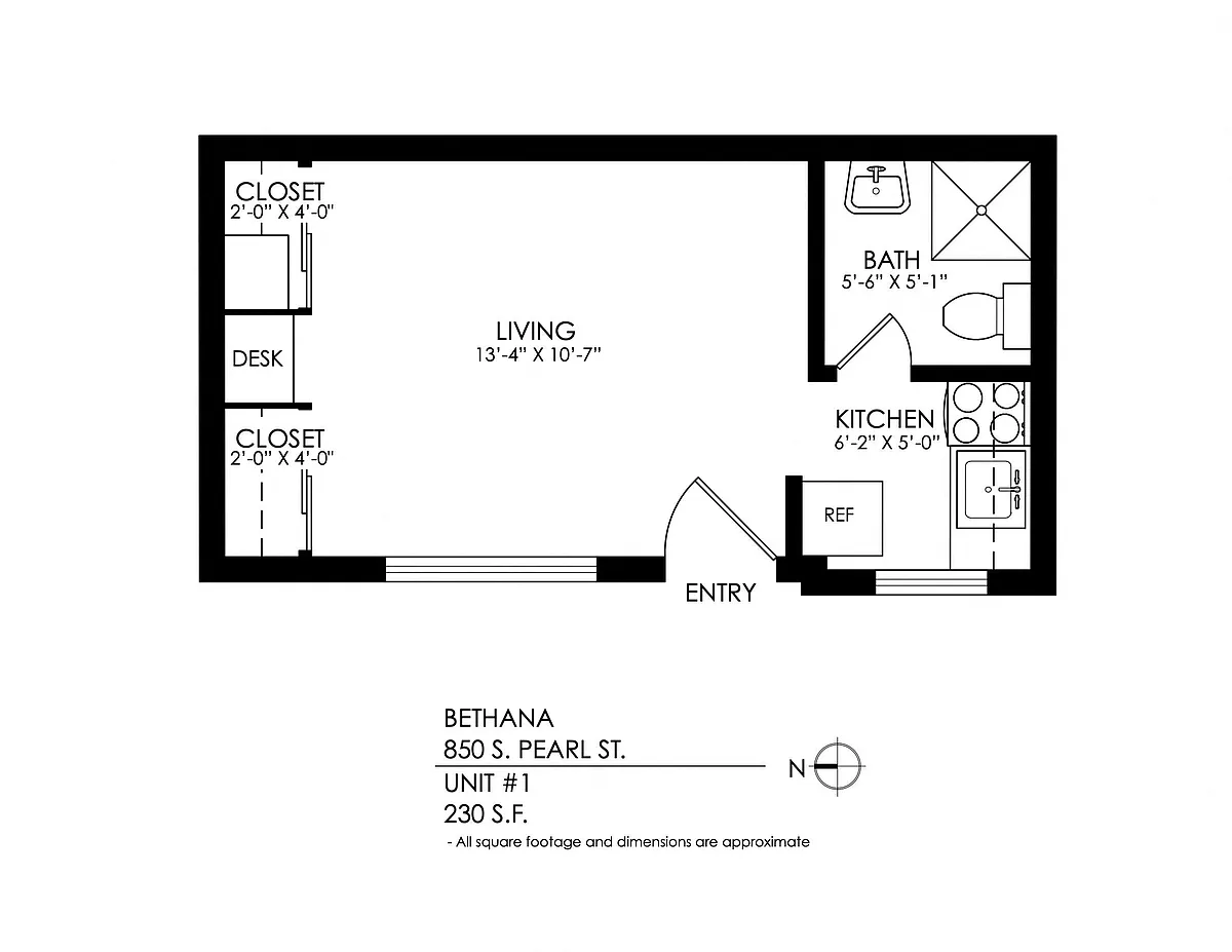 Floor plan Studio