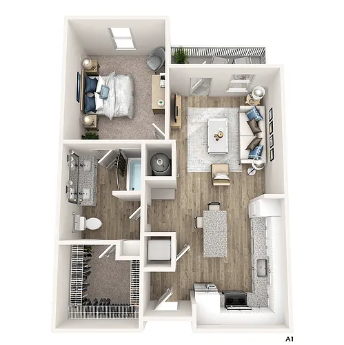 Floor plan A1-Type A