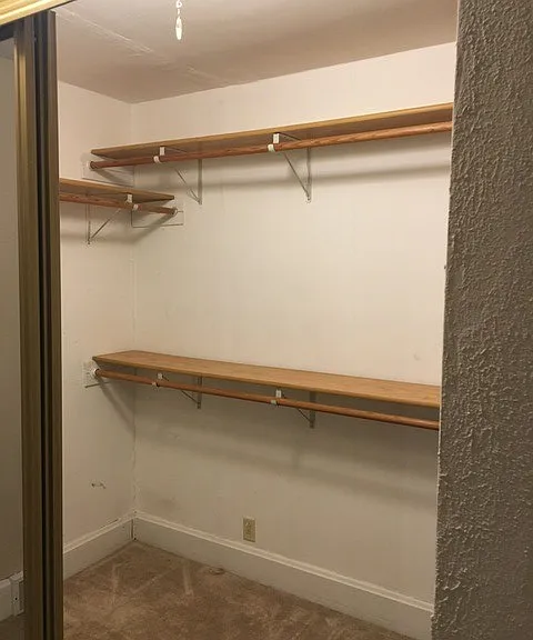Upstairs walk-in closet connect to the Master