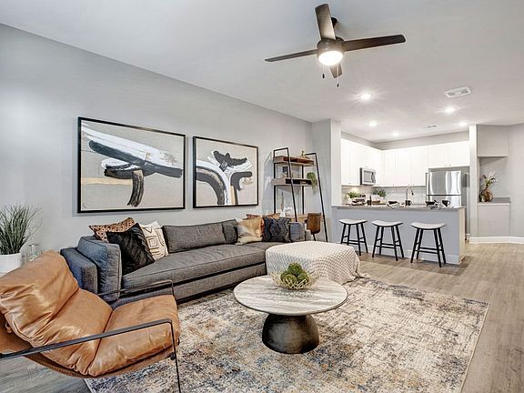 Kitchen and Living Room