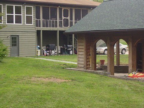 Rear of house