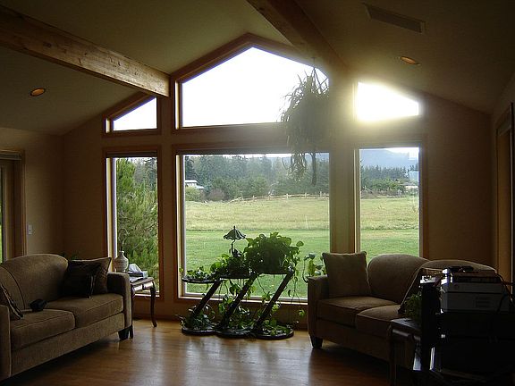 Living Room View out windows