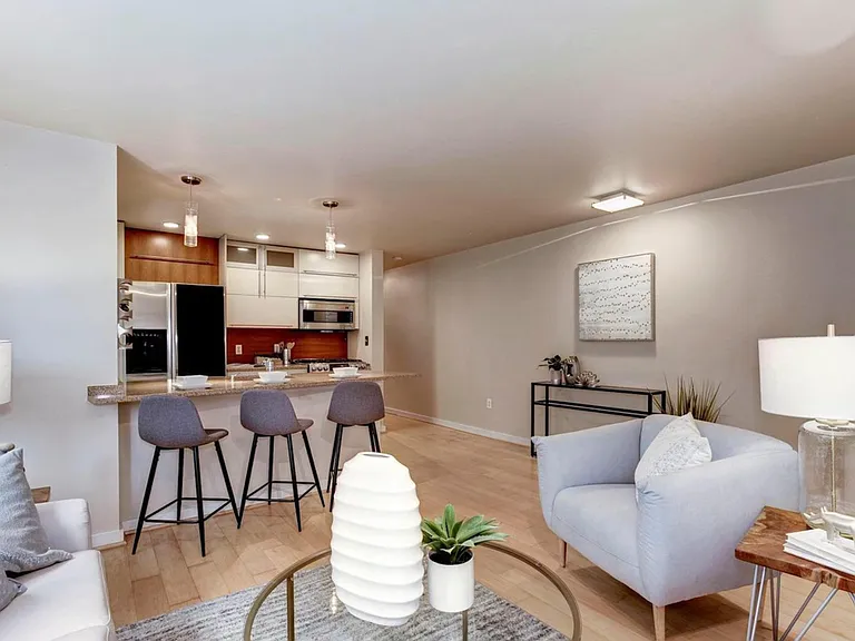 Open-Concept Living and Dining Area