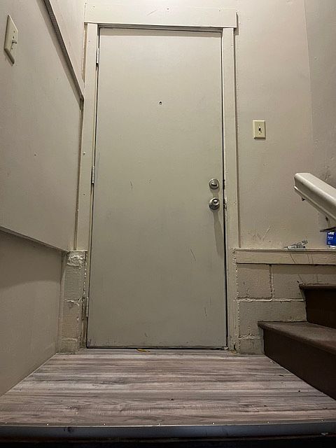 Entry door to unit (this open up into the backyard.)